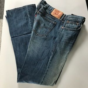 Mens Levi’s 507 jeans. 33 X 34  heavy slim bootcut in good condition